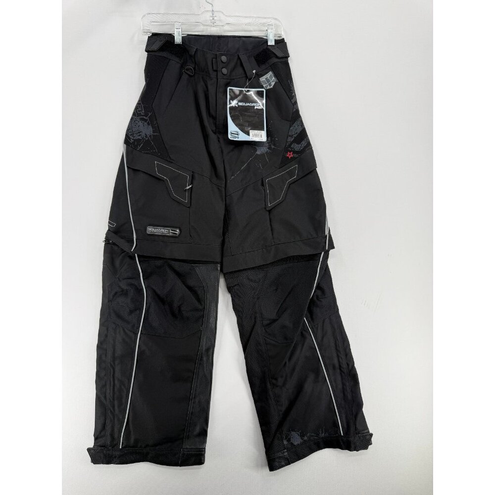SHIFT Squadron MX Motocross Pants Mens 28 29" Black Zip Off Convertible Riding